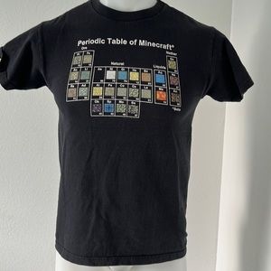 Jinx black periodic elements shirt Small S minecraft